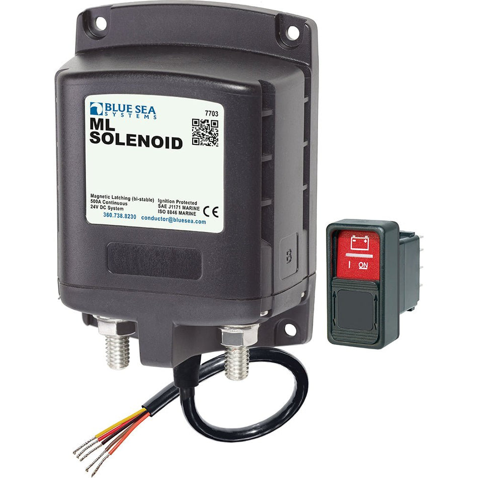 Blue Sea 7703 ML - Series Remote Battery Switch 24v DC - Get Tight Gear