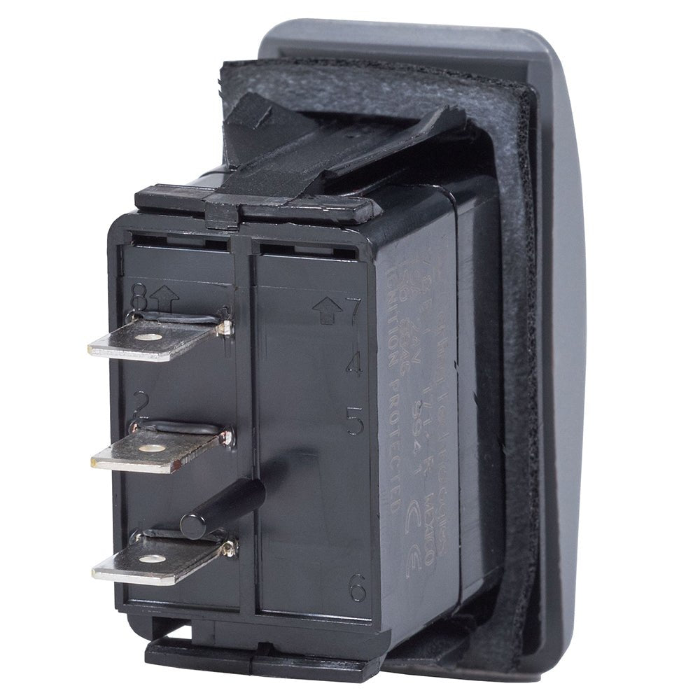 Blue Sea 7933 Contura II Switch SPDT Black - (ON) - OFF - (ON) - Get Tight Gear