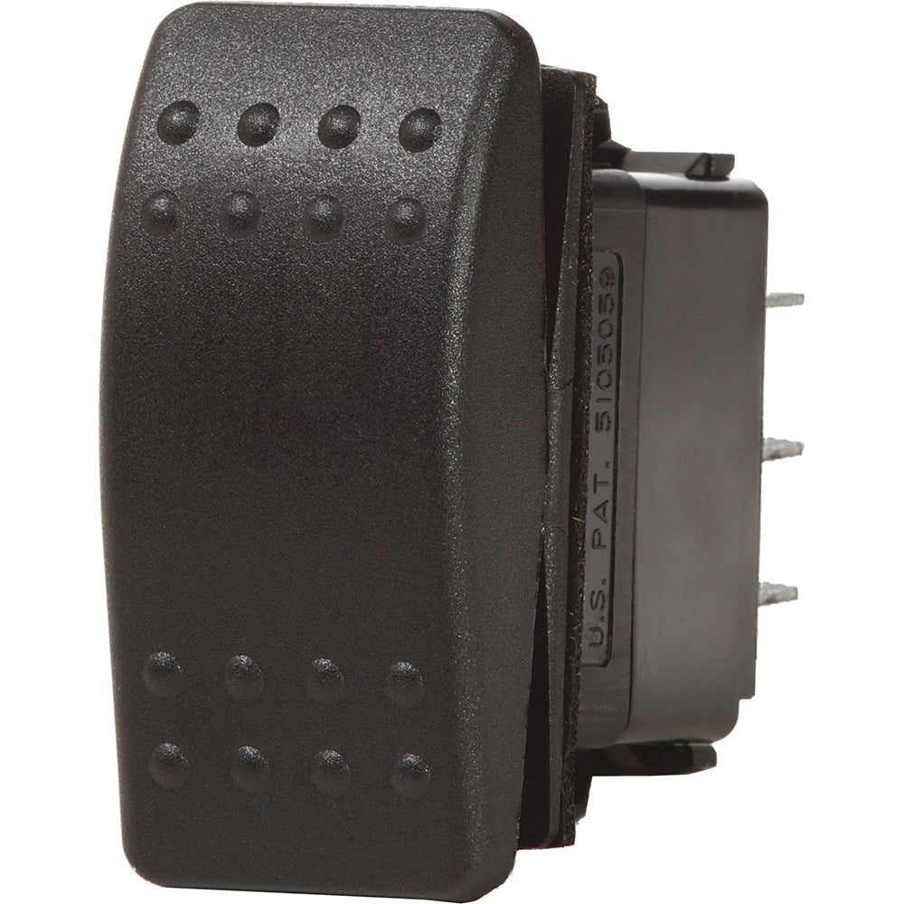 Blue Sea 7933 Contura II Switch SPDT Black - (ON) - OFF - (ON) - Get Tight Gear