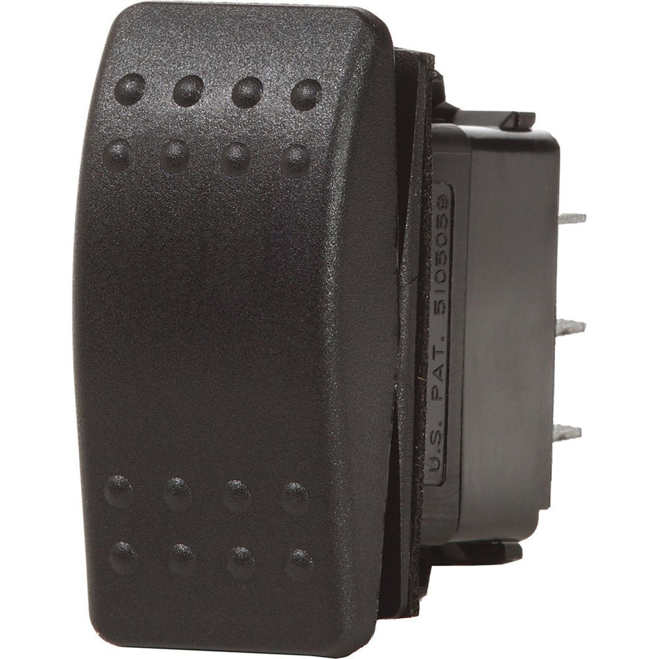 Blue Sea 7933 Contura II Switch SPDT Black - (ON) - OFF - (ON) - Get Tight Gear