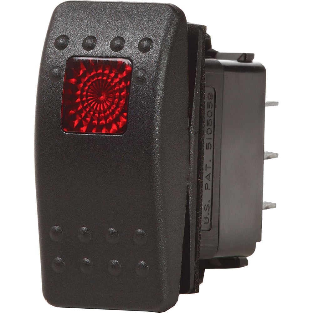 Blue Sea 7934 Contura II Switch DPST Black - OFF - ON - Get Tight Gear