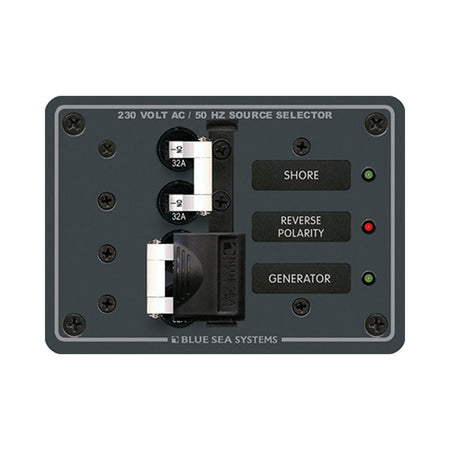 Blue Sea 8161 AC Toggle Source Selector (230V) - 2 Source - Get Tight Gear