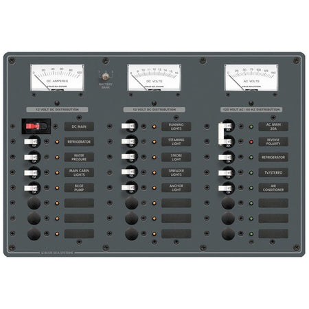 Blue Sea 8184 AC Main + 6 Positions/DC Main +15 Positions - Get Tight Gear