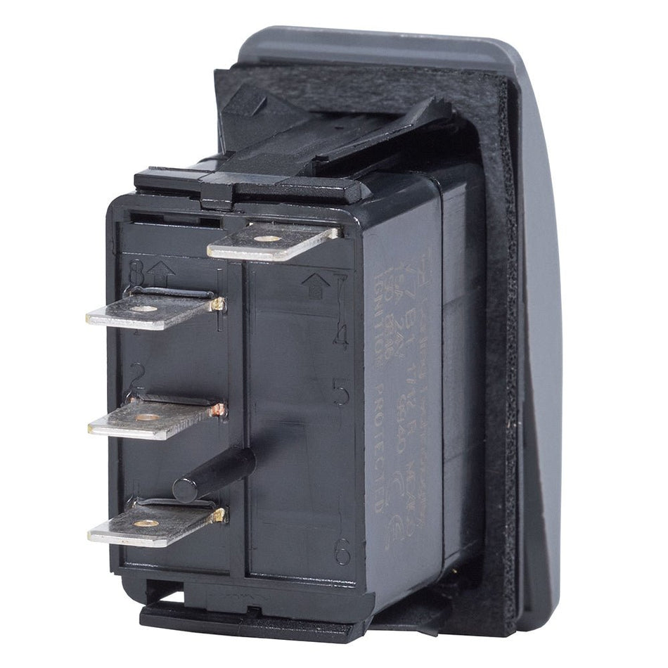 Blue Sea 8233 Water Resistant Contura III Switch - (ON) - OFF - ON - Grey - Get Tight Gear