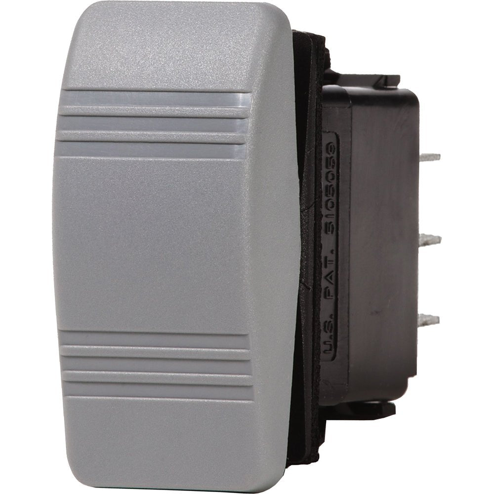 Blue Sea 8234 Water Resistant Contura III Switch - (ON) - OFF - (ON) - Grey - Get Tight Gear