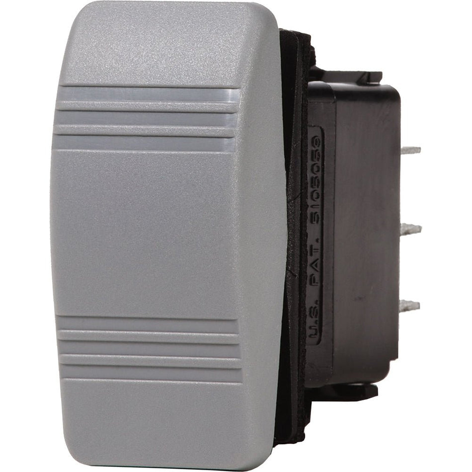 Blue Sea 8234 Water Resistant Contura III Switch - (ON) - OFF - (ON) - Grey - Get Tight Gear