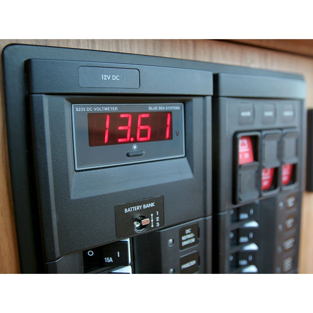 Blue Sea 8235 DC Digital Voltmeter - Get Tight Gear