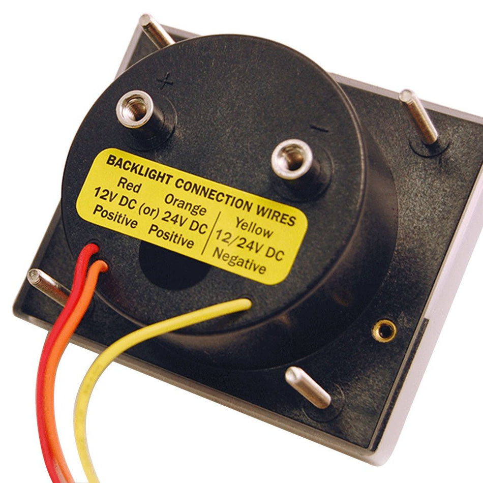 Blue Sea 8252 DC Zero Center Analog Ammeter - 2 - 3/4" Face, 50 - 0 - 50 Amperes DC - Get Tight Gear