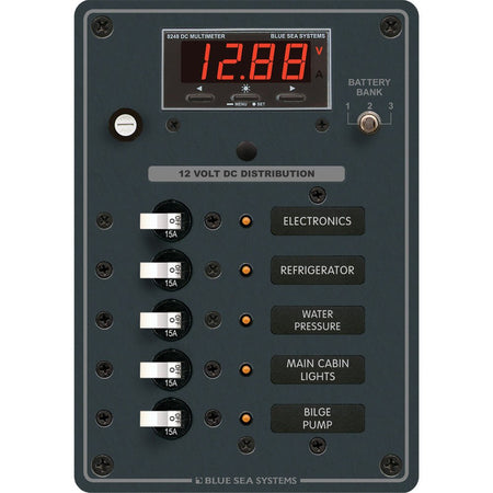 Blue Sea 8401 DC 5 Position w/Multi - Function Meter - Get Tight Gear