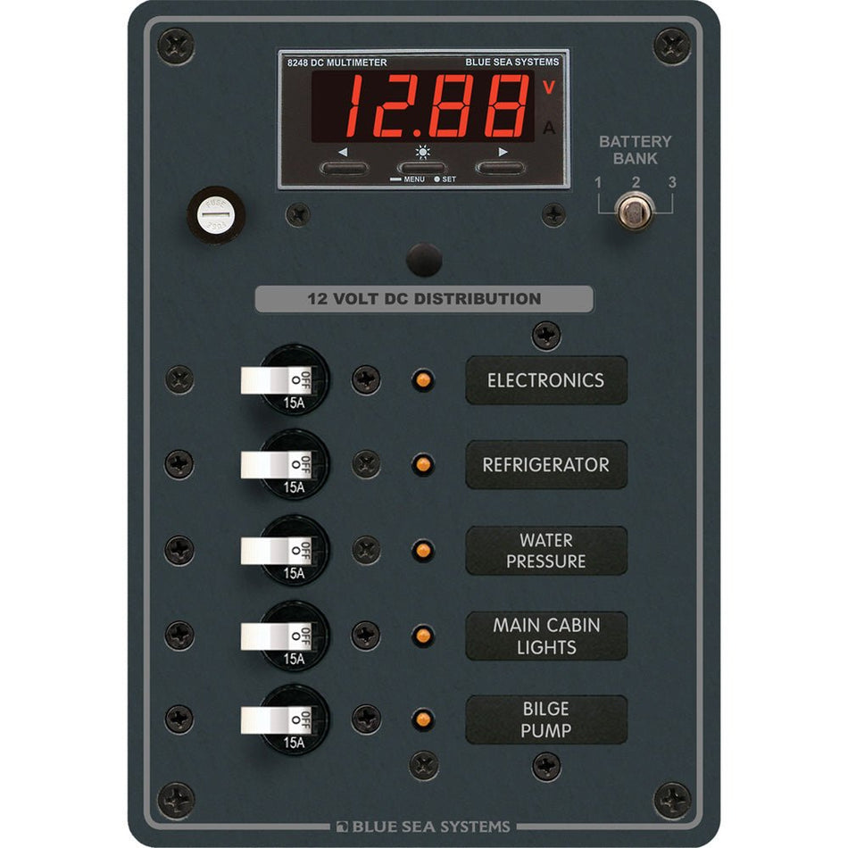 Blue Sea 8401 DC 5 Position w/Multi - Function Meter - Get Tight Gear