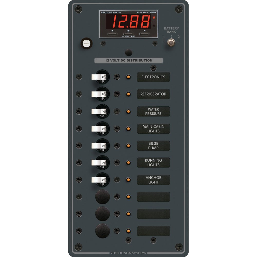 Blue Sea 8402 DC 10 Position w/Multi - Function Meter - Get Tight Gear