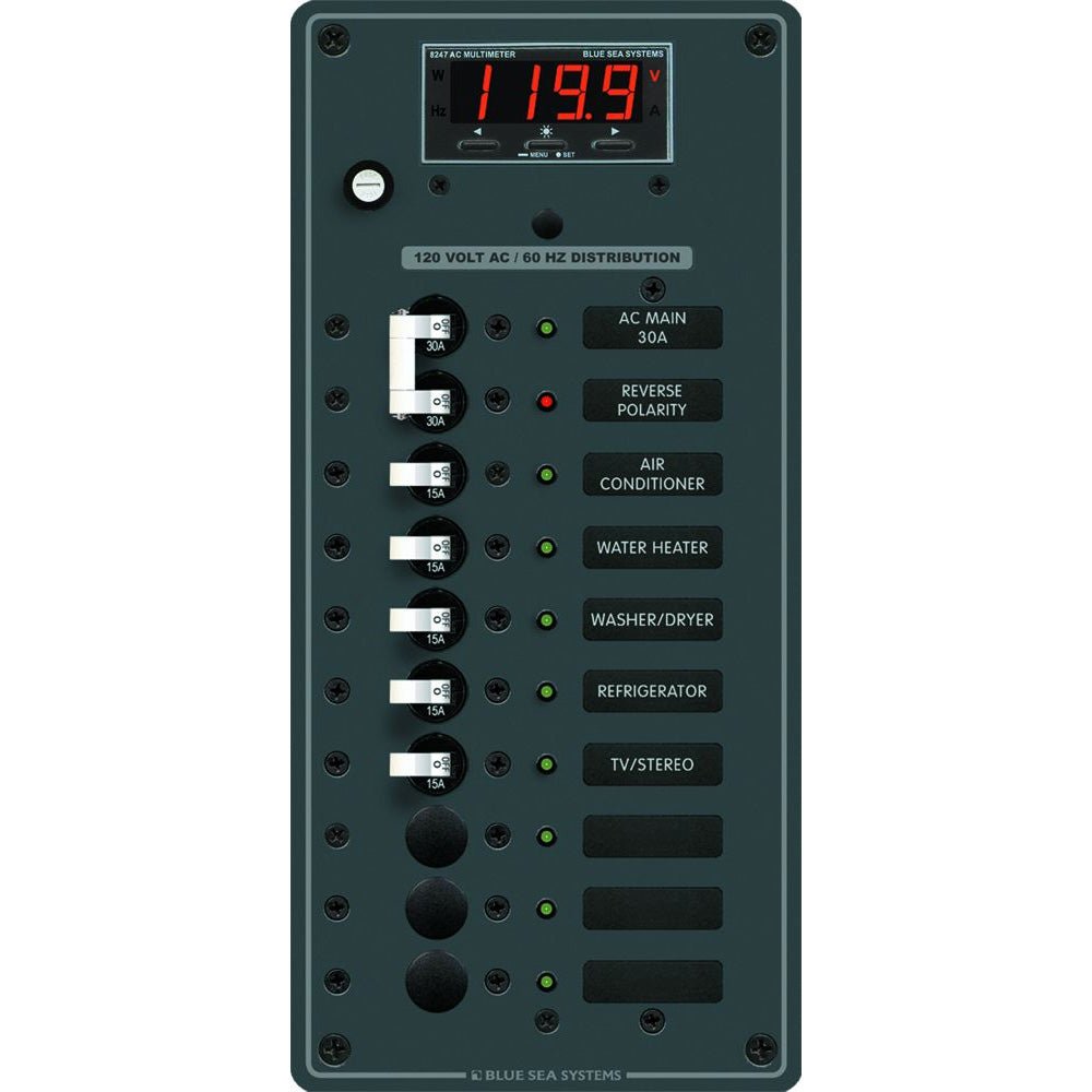 Blue Sea 8406 AC Main + 8 Positions - Get Tight Gear