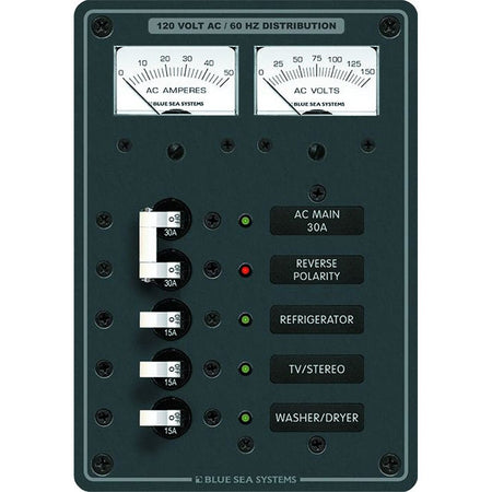 Blue Sea 8409 AC Main + 3 Positions - White - Get Tight Gear