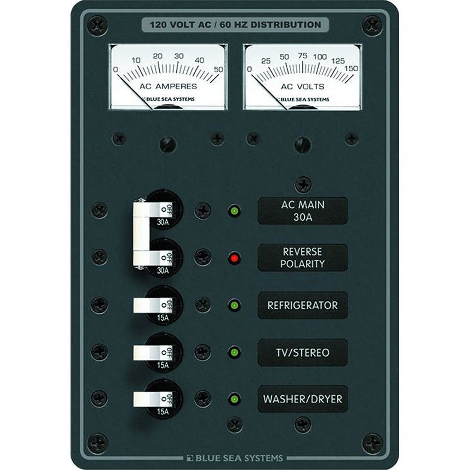 Blue Sea 8409 AC Main + 3 Positions - White - Get Tight Gear
