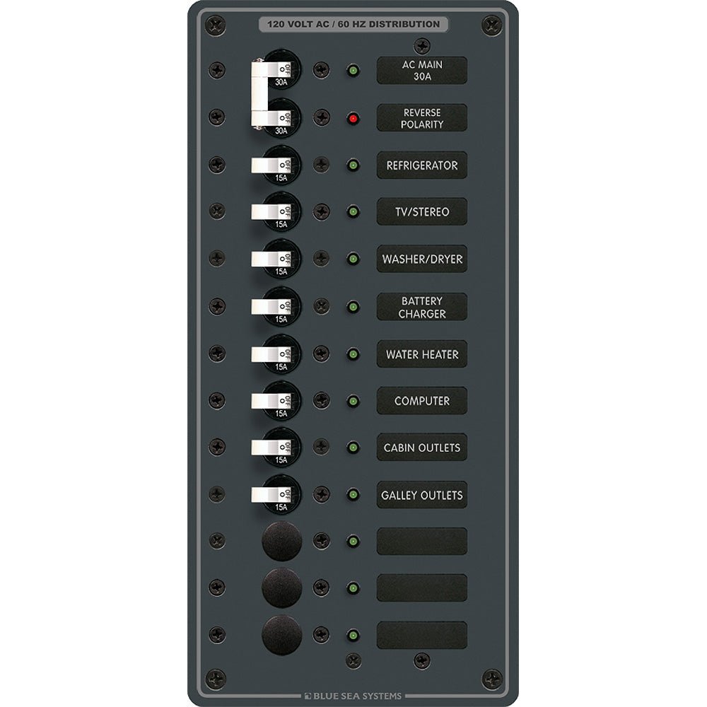 Blue Sea 8485 AC Main + 11 Positions - Get Tight Gear