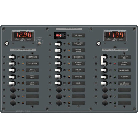 Blue Sea 8508 AC Main + 6 Positions / DC Main + 18 Positions - Get Tight Gear
