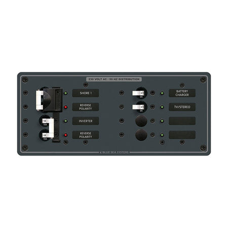 Blue Sea 8599 AC Toggle Source Selector (230V) - 2 Sources + 4 Positions - Get Tight Gear