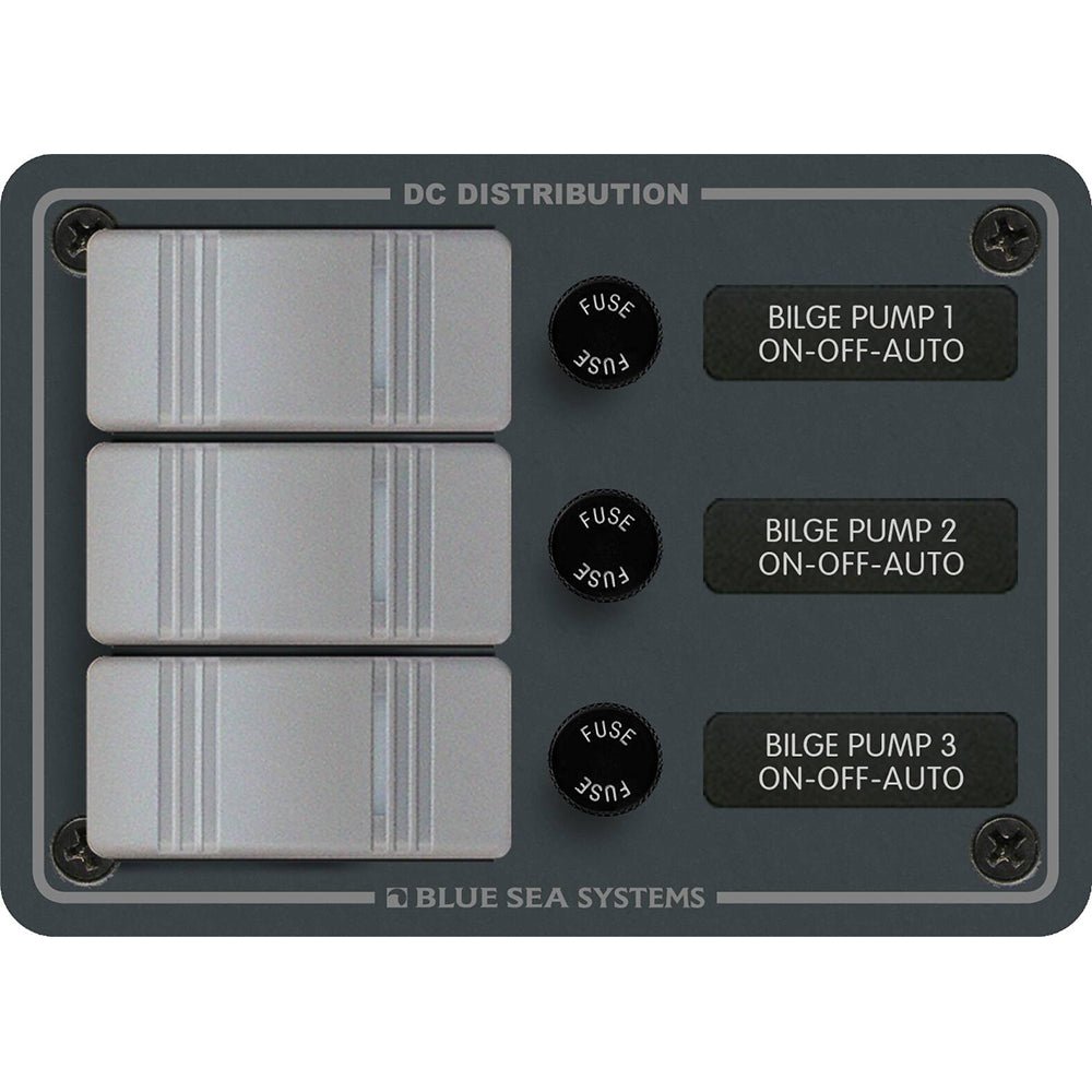 Blue Sea 8665 Contura 3 Bilge Pump Control Panel - Get Tight Gear