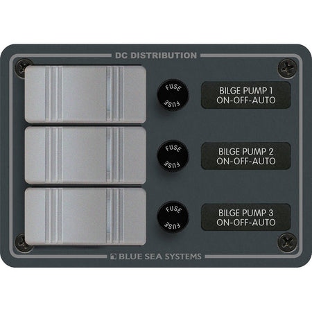 Blue Sea 8665 Contura 3 Bilge Pump Control Panel - Get Tight Gear