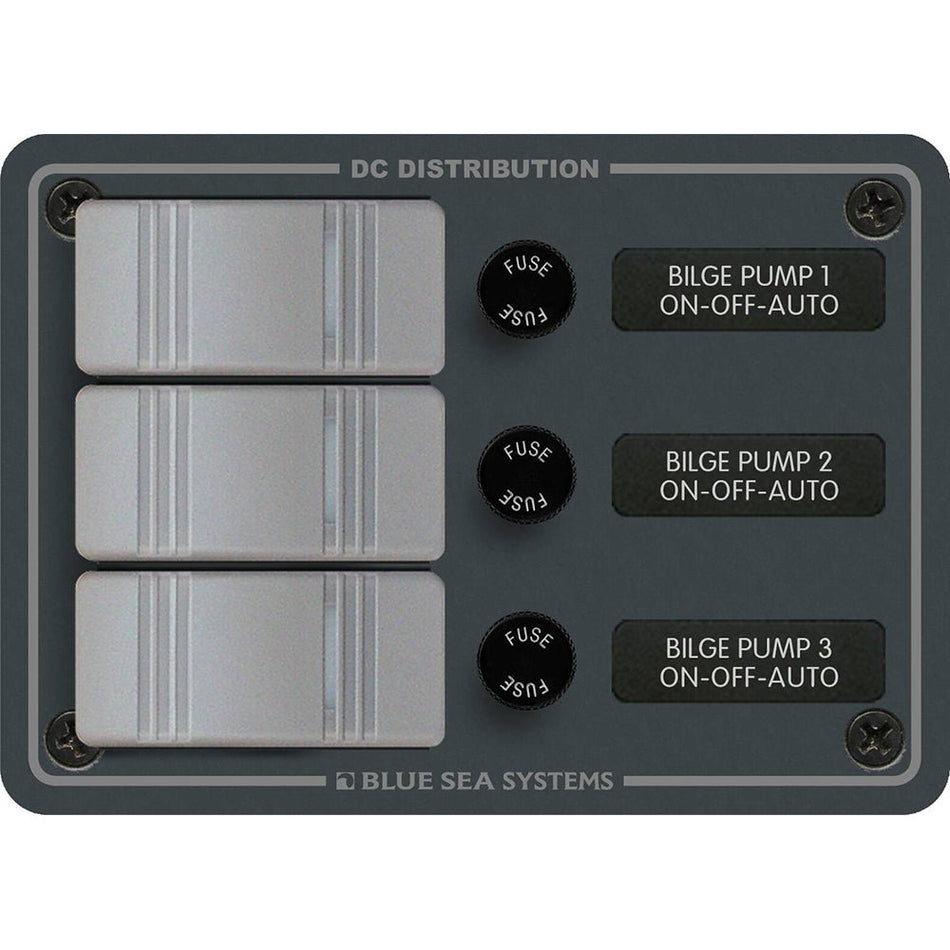 Blue Sea 8665 Contura 3 Bilge Pump Control Panel - Get Tight Gear