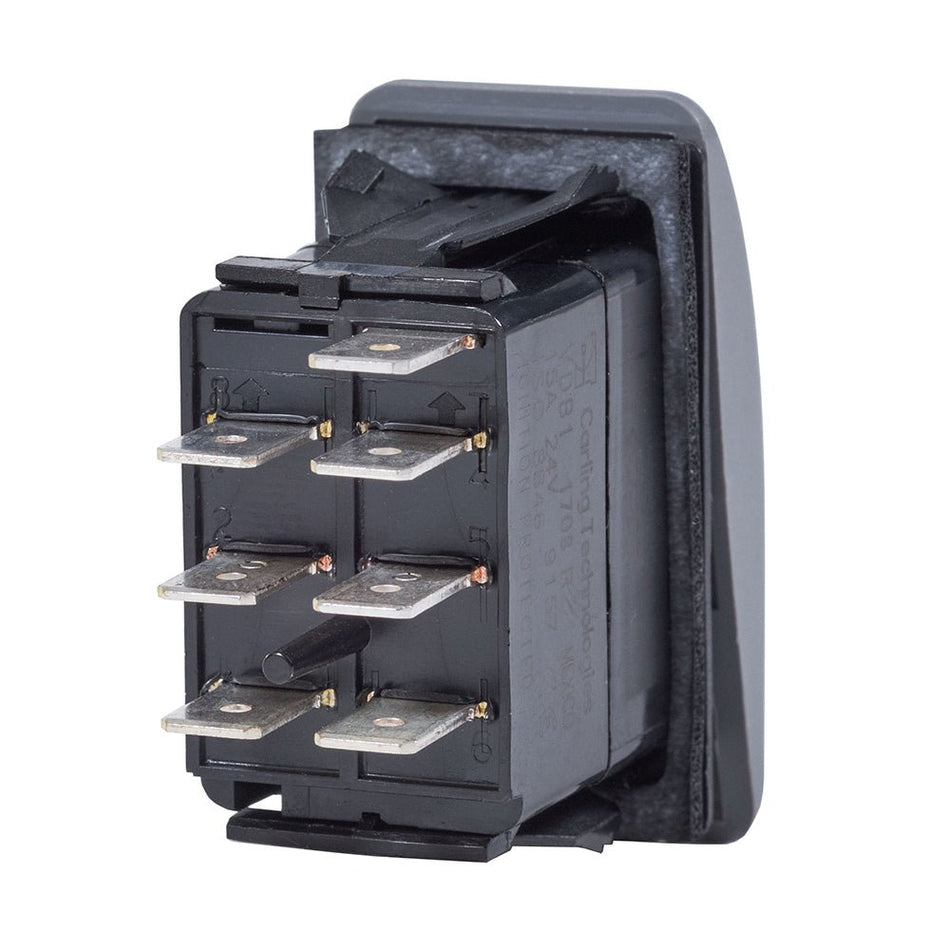 Blue Sea Contura Switch DPDT Black - ON - ON - Get Tight Gear
