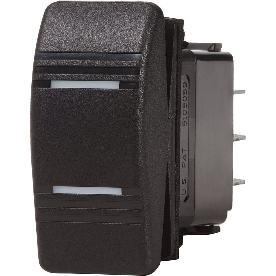 Blue Sea Contura Switch DPDT Black - ON - ON - Get Tight Gear