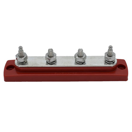 Bluewater Common Stud Busbar 4 Gang - Red - Get Tight Gear