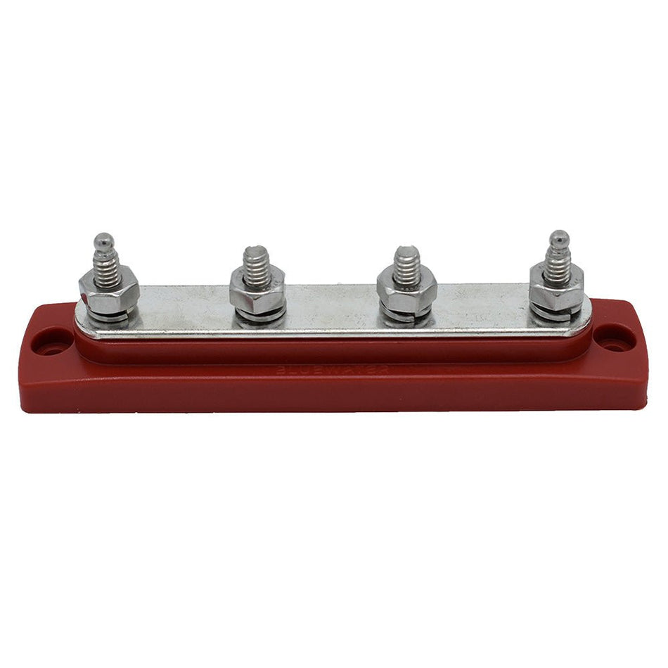 Bluewater Common Stud Busbar 4 Gang - Red - Get Tight Gear