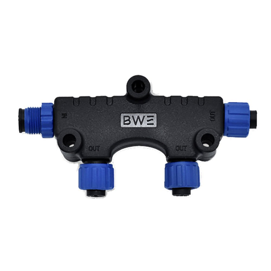 Bluewater NMEA 2000 2 - Way T - Connector - Get Tight Gear