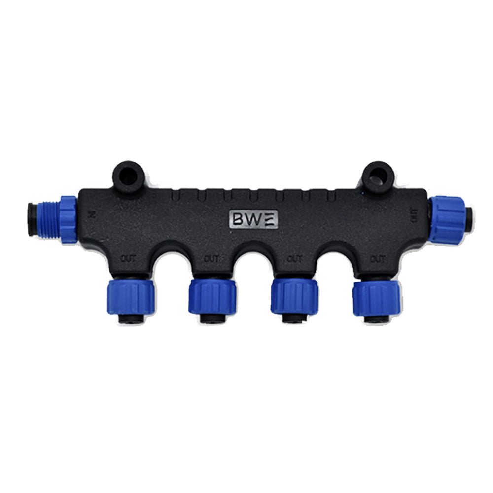Bluewater NMEA 2000 4 - Way T - Connector - Get Tight Gear