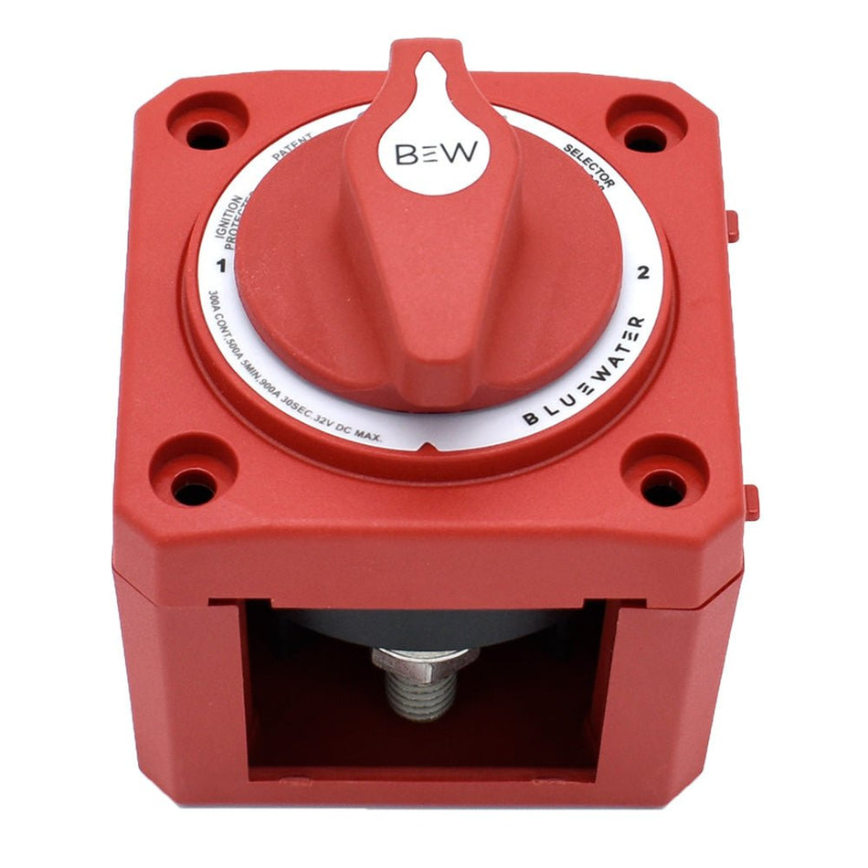 Bluewater OFF/1/2 Battery Switch - Surface Mount - Red - Get Tight Gear