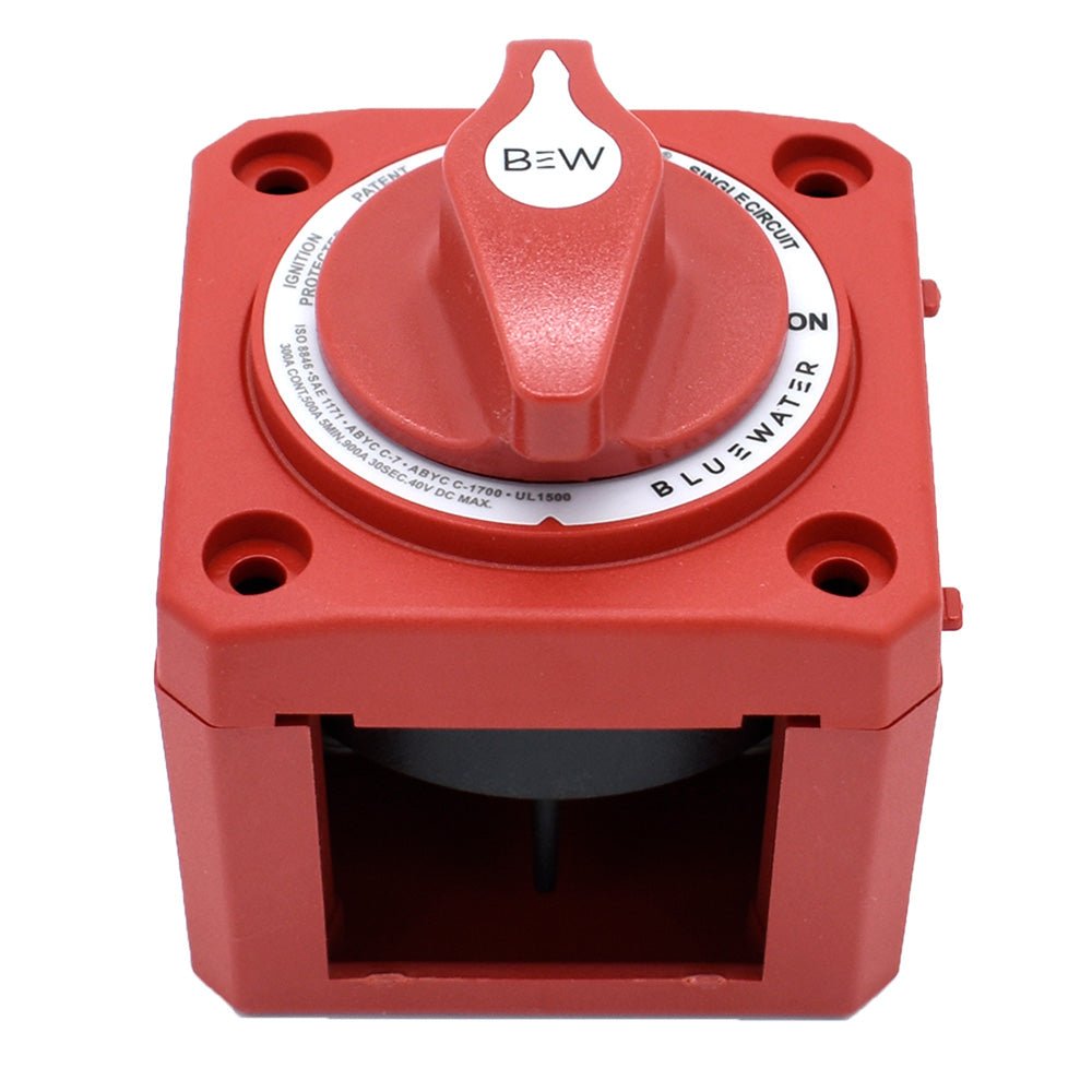 Bluewater On/Off Switch Battery Switch - Surface Mount - Red - Get Tight Gear