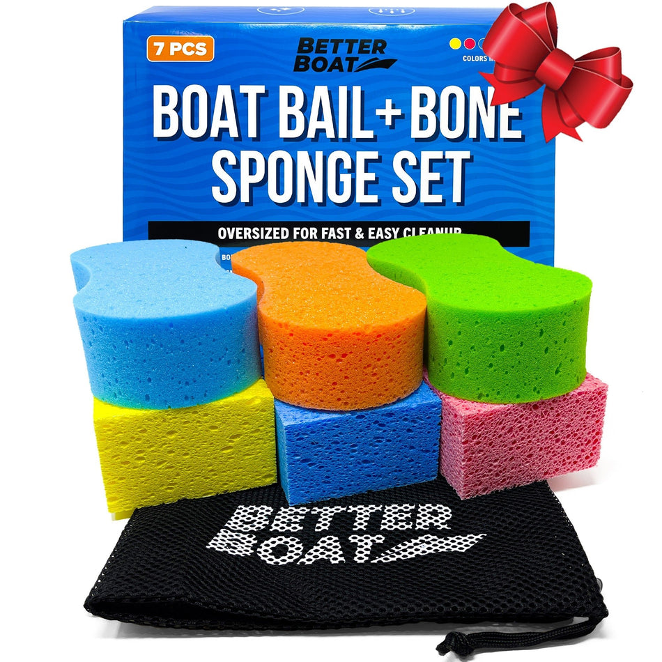 Boat Bail Sponge and Bone Sponges Set - Get Tight Gear