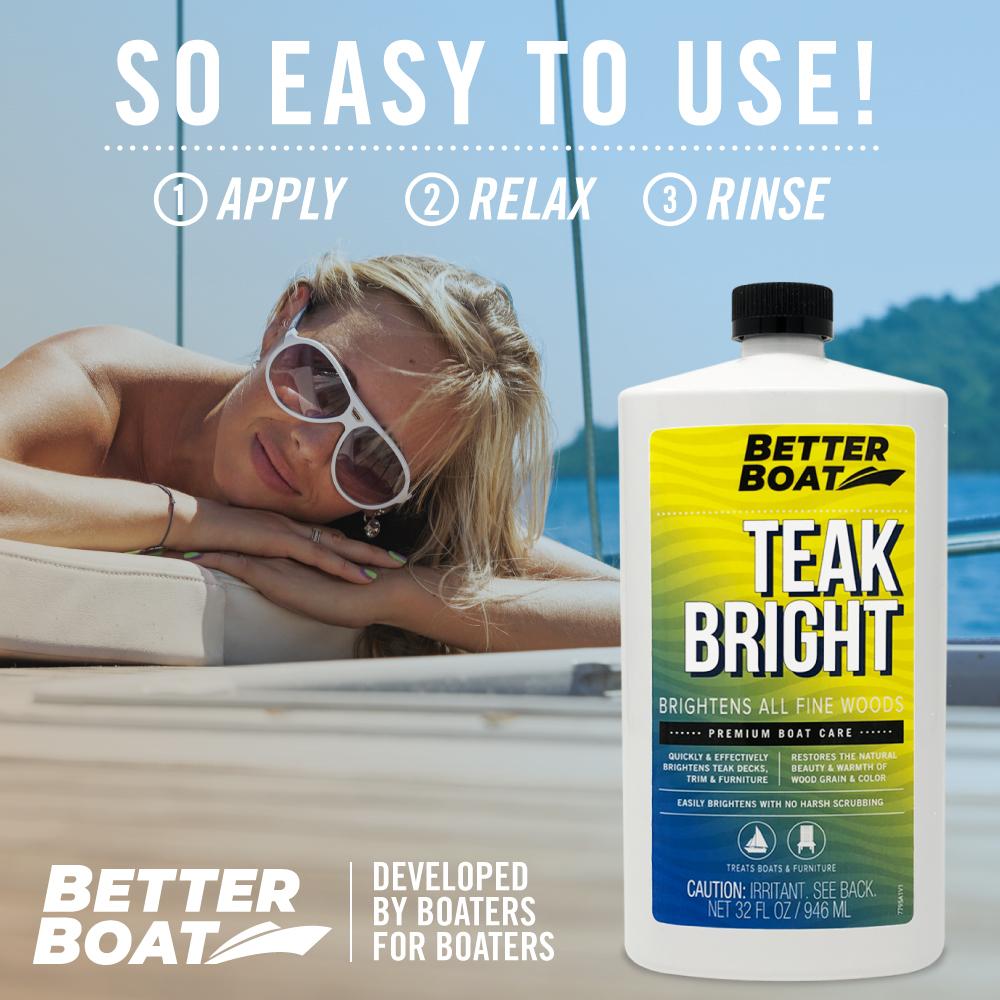 Boat Deck Teak Brightener - Get Tight Gear