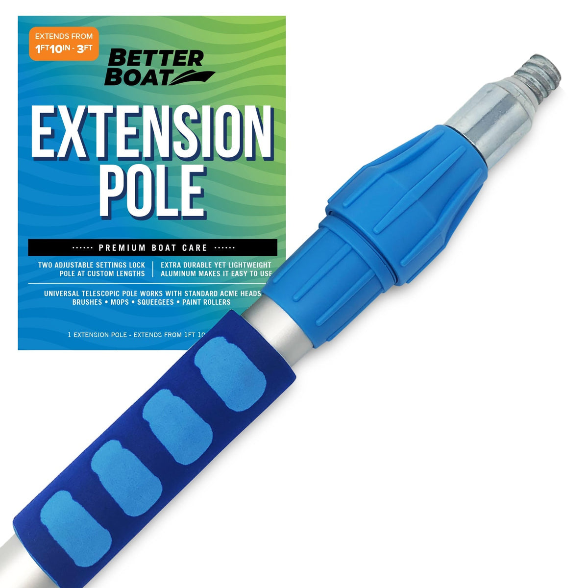 Boat Extension Rod for Mop and Brushes ( 3FT, 6FT and 9FT ) - Get Tight Gear