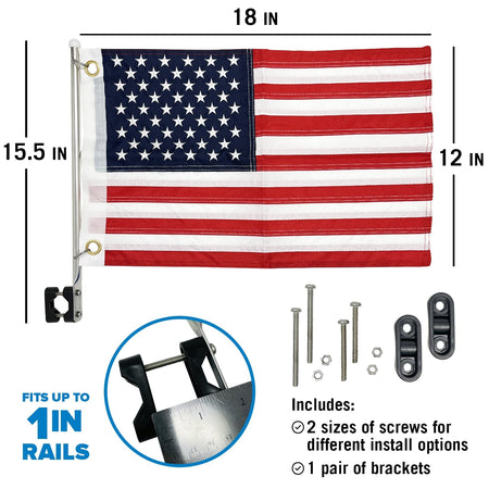 Boat Flag Set 12" x 18" - Get Tight Gear