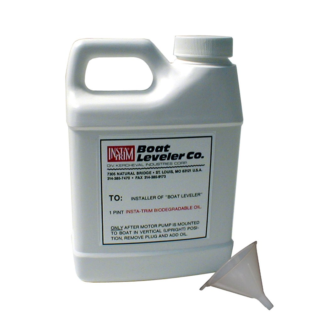 Boat Leveler Oil & Funnel Kit - Get Tight Gear