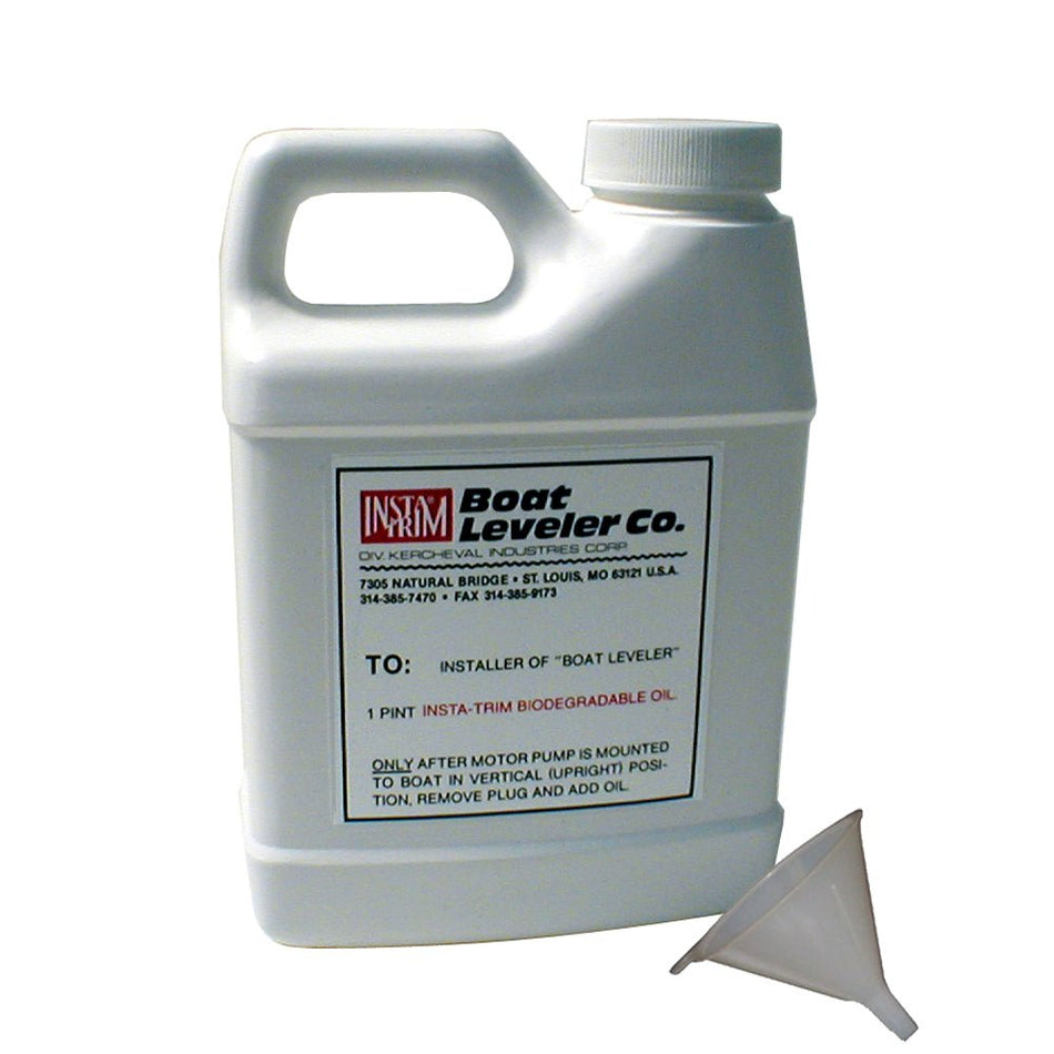 Boat Leveler Oil & Funnel Kit - Get Tight Gear