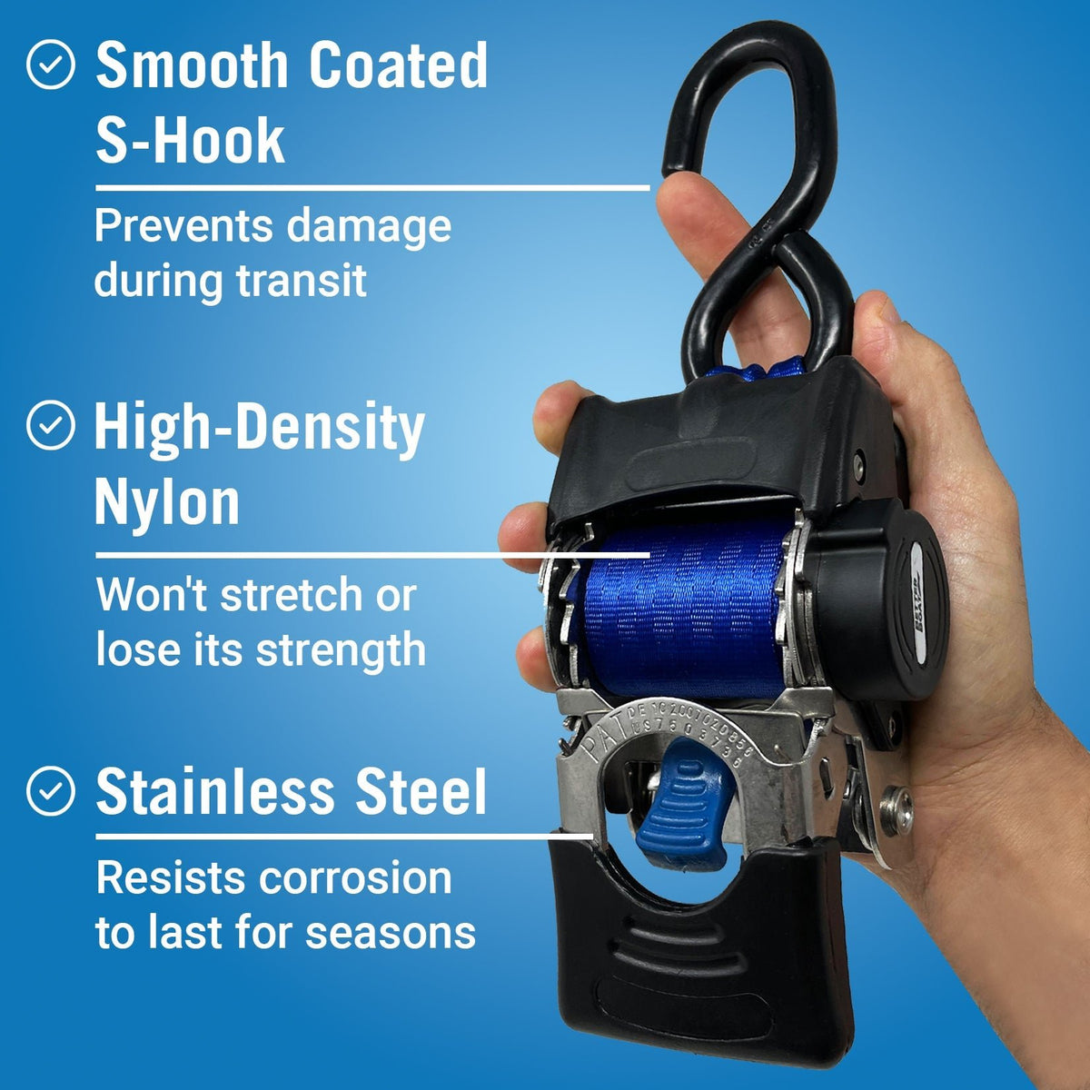 Boat Ratchet Straps - Get Tight Gear