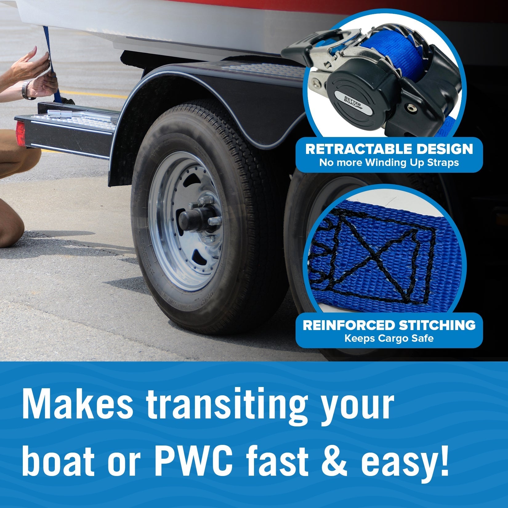 Boat Ratchet Straps - Get Tight Gear