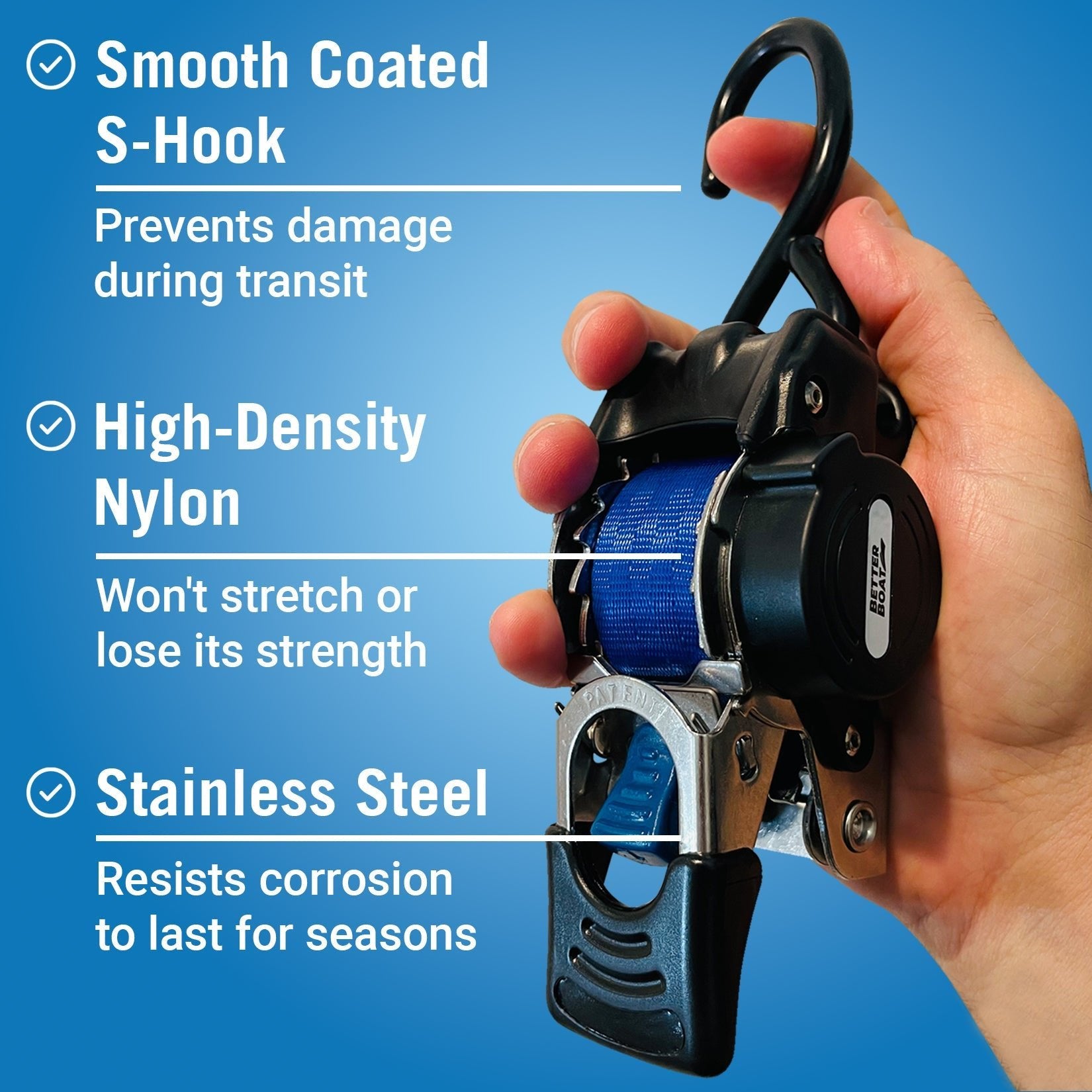 Boat Ratchet Straps - Get Tight Gear