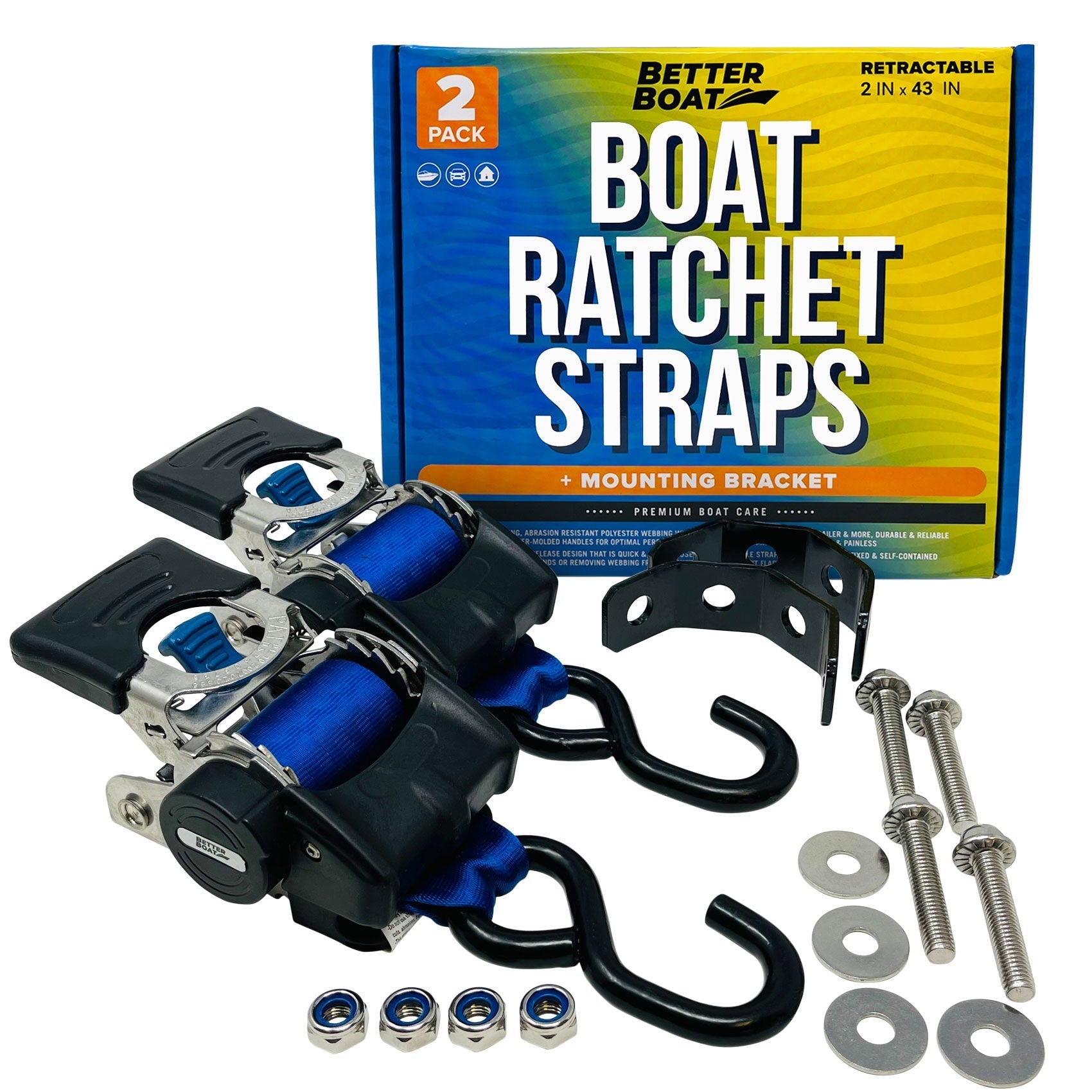 Boat Ratchet Straps - Get Tight Gear