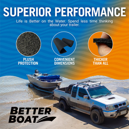 Boat Trailer Bunk Carpet for Bumpers - Get Tight Gear