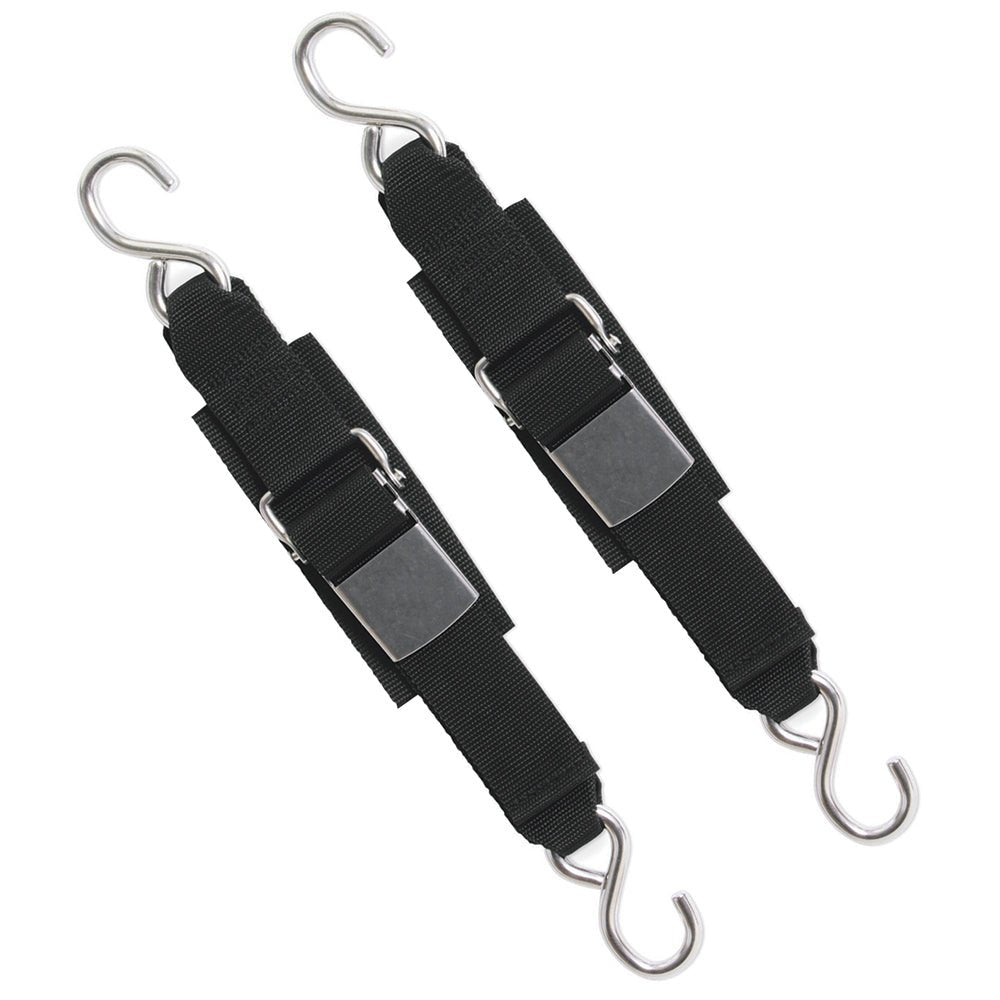 BoatBuckle Stainless Steel Kwik - Lok Transom Tie - Downs - Get Tight Gear
