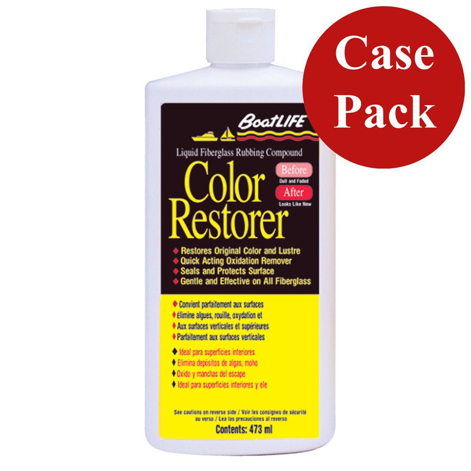 BoatLIFE Fiberglass Rubbing Compound & Color Restorer - 16oz *Case of 12* - Get Tight Gear