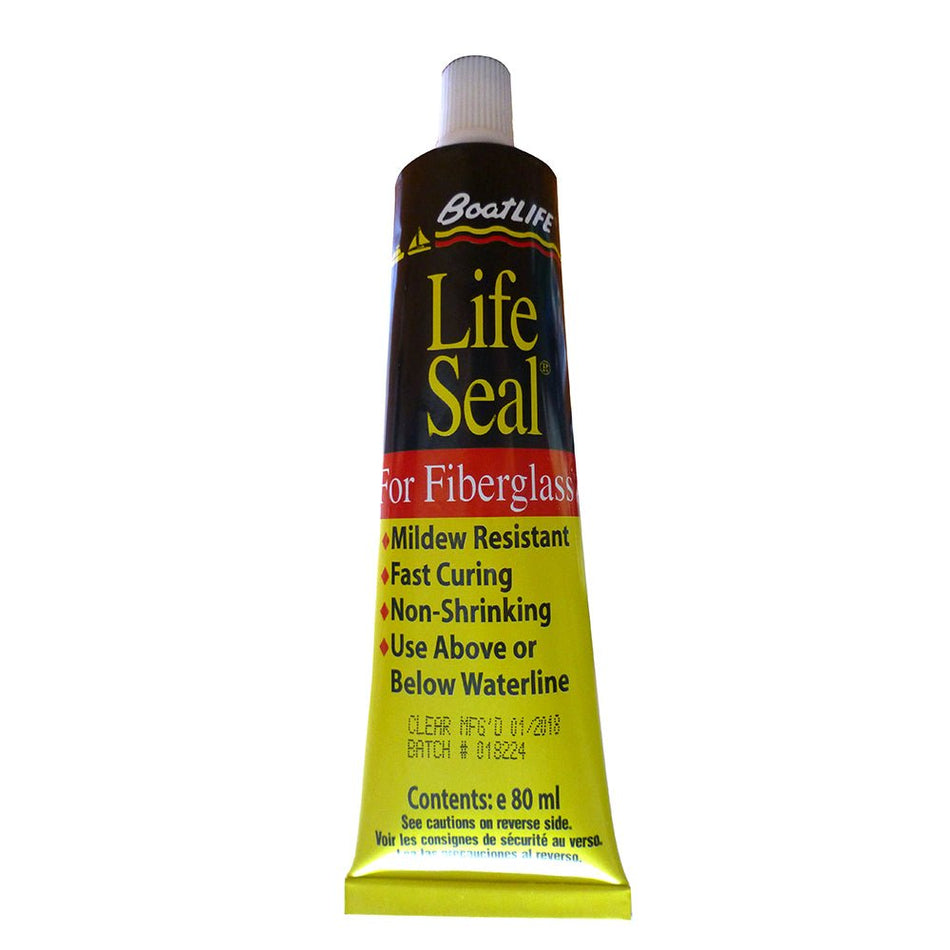 BoatLIFE LifeSeal Sealant Tube 2.8 FL. Oz - Clear - Get Tight Gear