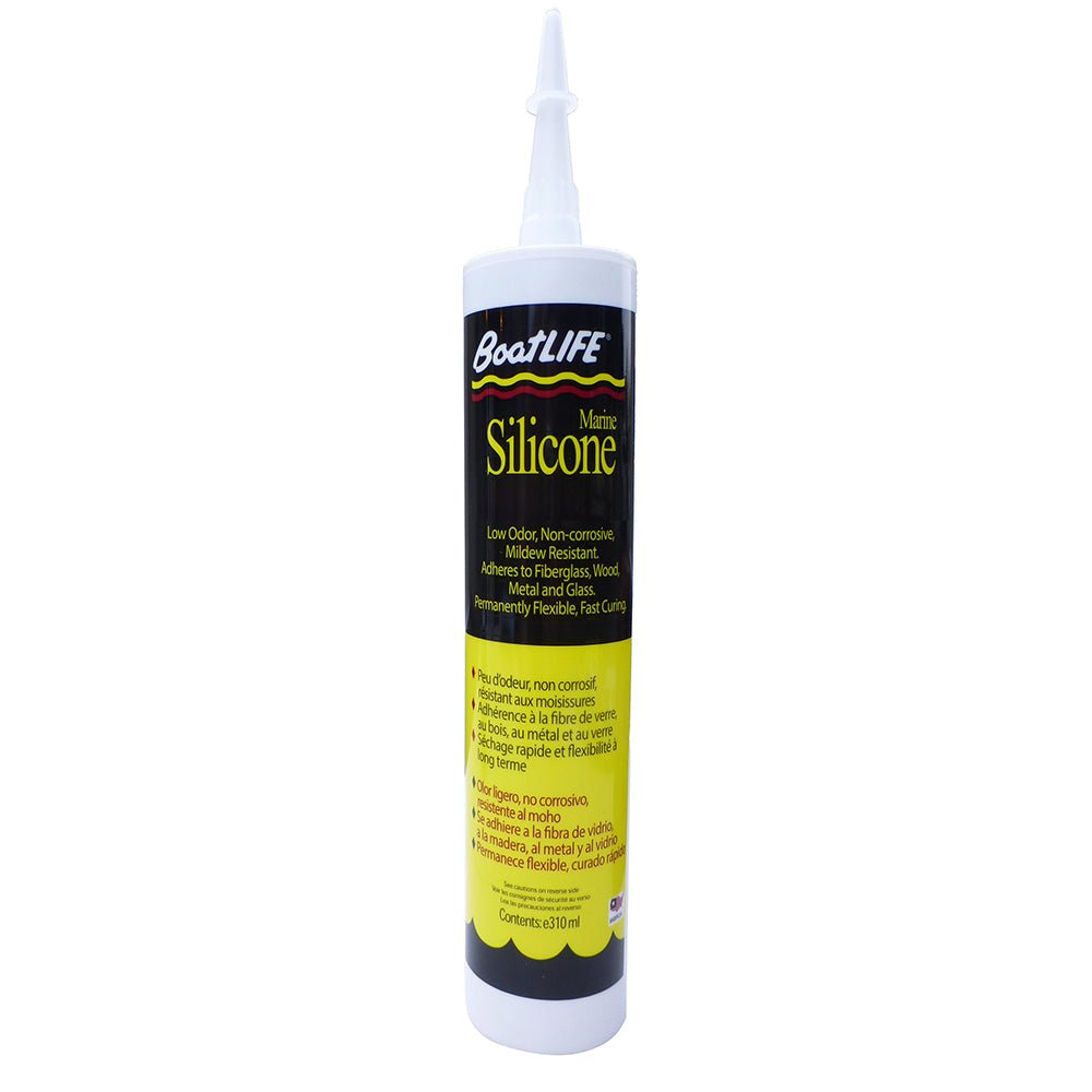 BoatLIFE Silicone Rubber Sealant Cartridge - Clear - Get Tight Gear