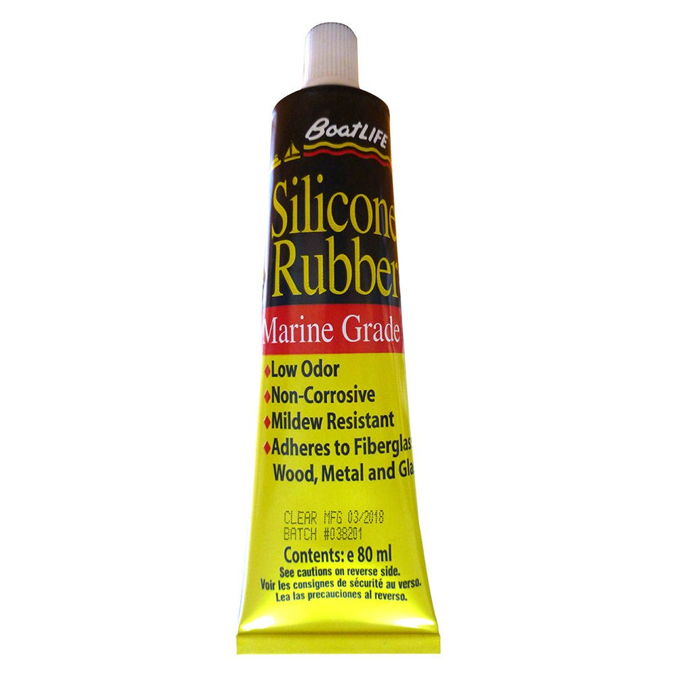 BoatLIFE Silicone Rubber Tube - 2.8 FL. Oz - Black - Get Tight Gear