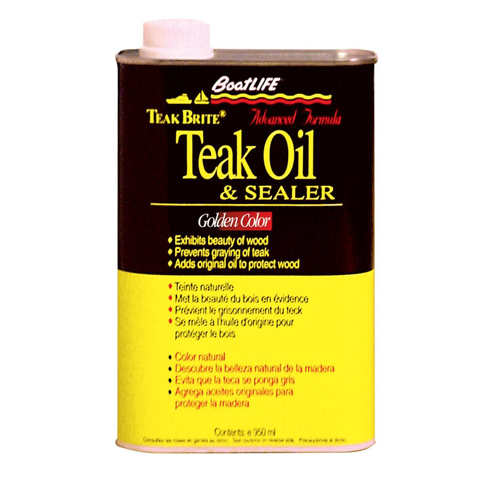 BoatLIFE Teak Brite Advanced Formula Teak Oil - 32oz - Get Tight Gear