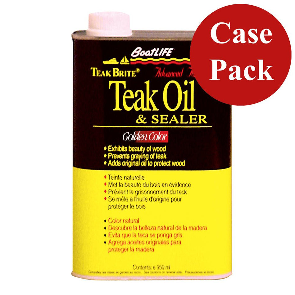 BoatLIFE Teak Brite Advanced Formula Teak Oil - 32oz *Case of 12* - Get Tight Gear
